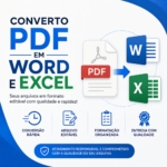Eu vou Converter o seu PDF para texto editável