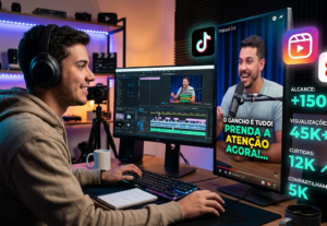 Eu vou Fazer cortes dinâmicos de vídeos para TikTok, Rells