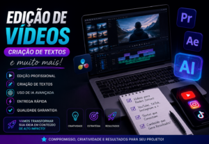 Eu vou criarei pra você vídeos, texto e muito mais