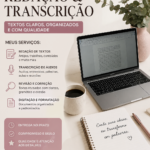 Eu vou redigir e transcrever seus textos.