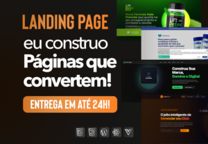 Eu vou construir sua landing page de alta conversão em 24h