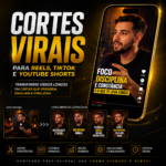 Eu vou Fazer cortes dos seus vídeos para reels e tiktok