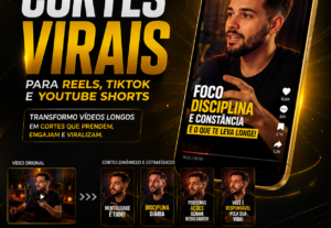 Eu vou Fazer cortes dos seus vídeos para reels e tiktok