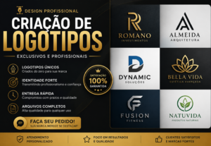 Eu vou fazer sua logomarca do seu jeito e profissional