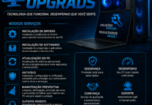 Eu vou fazer upgrade no sistema do seu computador