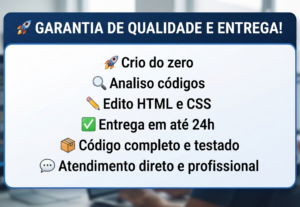 Eu vou Criar do zero e corrijo codigos HTML