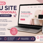 Eu vou criar um site profissional para você em 24 horas
