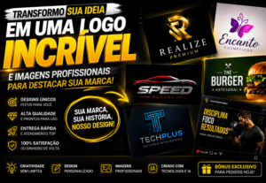 Eu vou criar uma logo e imagens profissionais