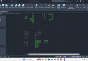 Eu vou fazer o projeto de peças no Autocad e Inventor