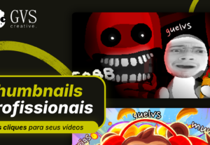 Eu vou criar uma thumbnail profissional para YouTube