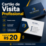 Eu vou criar um cartão de visita profissional e personalizad...
