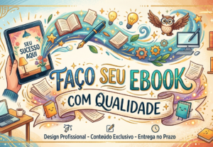 Eu vou fazer seu ebook com qualidade
