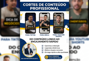 Eu vou Fazer Cortes De Vídeo Profissional