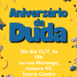 Eu vou fazer convites para aniversário infantil