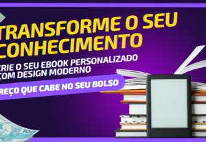 Eu vou fazer o seu ebook