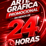 Eu vou produzir artes gráficas em menos de 24 horas.