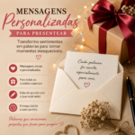 Eu vou criar uma mensagem de presente personalizada