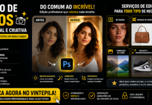 Eu vou Fazer a Melhor Edição de Fotos Para o Seu Negócio