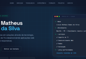 Eu vou desenvolver uma landing page moderna e responsiva