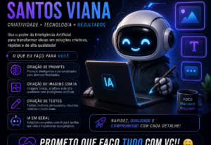 Eu vou Fazer prompts, imagens, e textos com IA para você