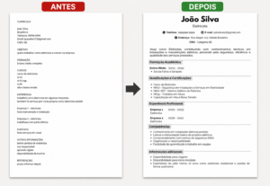 Eu vou deixar o seu currículo mais atraente e profissional
