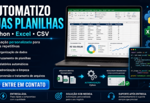 Eu vou automatizar sua planilha com python