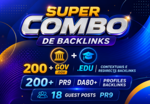 Eu vou criar super combo de backlinks Pr9 - edu - gov