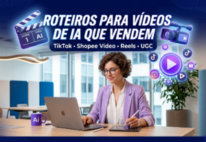 Eu vou Criar roteiro profissional para vídeos de IA que vend...