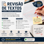Eu vou revisar e corrigir textos, redações, currículos etc