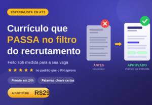 Eu vou otimizar seu currículo para a vaga em 24h