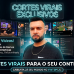 Eu vou Criar cortes virais do seu vídeo