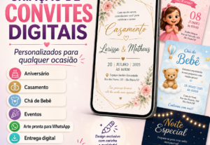 Eu vou criar uma arte pers. para convite, festa ou divulgaçã...