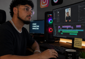 Eu vou editar seu vídeo para redes sociais