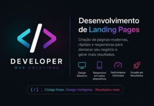 Eu vou fazer desenvolvimento de Landing Pages profissionais