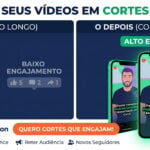 Eu vou criar cortes do seu video que geram engajamento