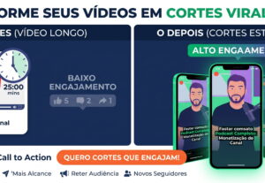 Eu vou criar cortes do seu video que geram engajamento