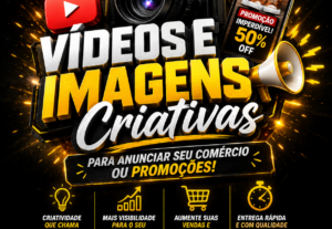 Eu vou Criar pra você Vídeos e Artes Profissionais com IA.