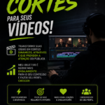 Eu vou criar cortes para seu vídeo