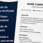 Eu vou Criar seu Currículo Profissional em PDF