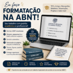 Eu vou formatar seu trabalho acadêmico nas normas ABNT
