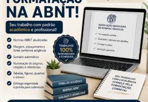 Eu vou formatar seu trabalho acadêmico nas normas ABNT