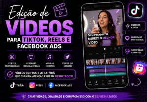 Eu vou fazer edição de vídeos curtos.