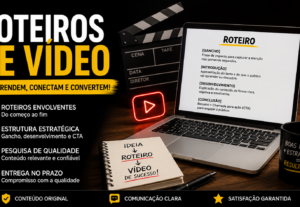Eu vou Criar roteiros envolventes para plataformas digitais