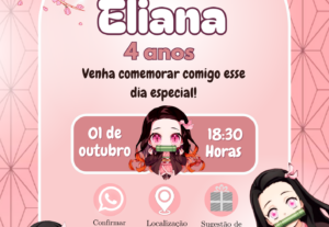 Eu vou fazer um convite interativo para seu aniversário