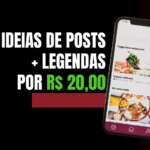 Eu vou criar um cronograma com 10 ideias de posts + legendas