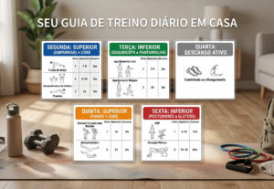 Eu vou Criar catálogo de treino diário em casa