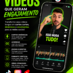 Eu vou Criar cortes do seu vídeo que te gerarão engajamento