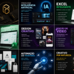 Eu vou fazer Logos, Vídeos IA e Excel