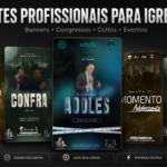 Eu vou fazer um banner profissional para cultos e eventos