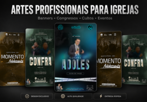 Eu vou fazer um banner profissional para cultos e eventos